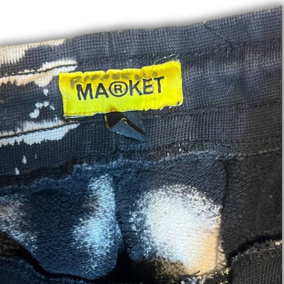 Market Skelly Digital Dunk Sweat Pants Black & White Graphic Design Size S - Picture 8 of 8